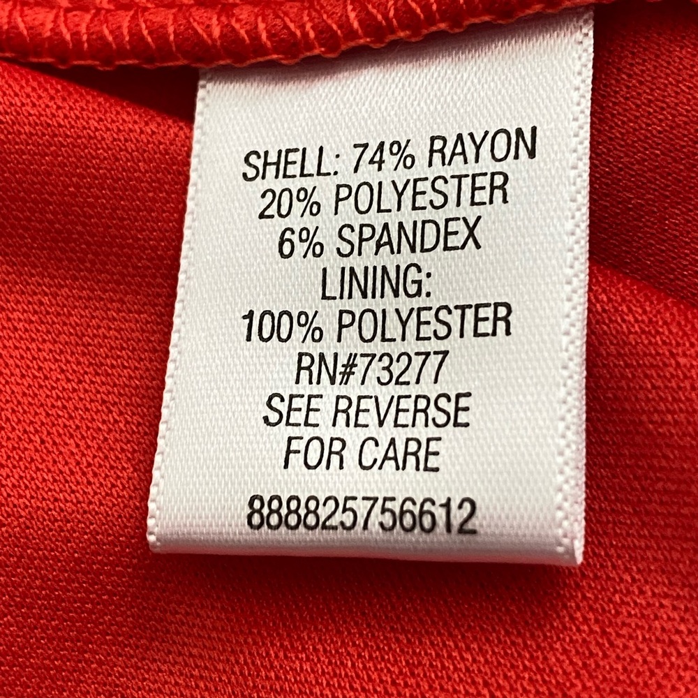 Candies Juniors Red Lacey Dress.  Sz.  XS. Fully Lined. - Picture 13 of 15